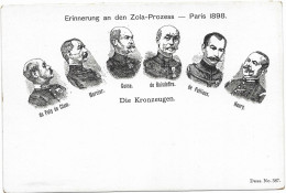 Proces Zola Paris 1898 Témoins 387 - Eventos