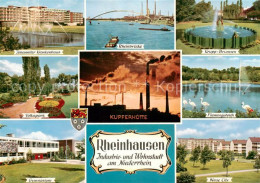 73866127 Rheinhausen Duisburg Johanniter Krankenhaus Rheinbruecke Krupp Brunnen  - Duisburg