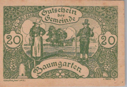 20 HELLER 1920 Stadt BAUMGARTEN Oberösterreich Österreich Notgeld #PF119 - [11] Emisiones Locales