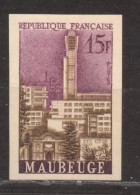 Série Villes Reconstruites Maubeuge YT 1153 De 1958 Sans Trace De Charnière - Non Classificati