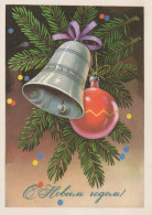 Happy New Year Christmas BELL Vintage Postcard CPSM #PAT520.GB - Nouvel An