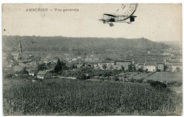 AMBERIEU - VUE GENERALE  En 1918  - - Altri & Non Classificati