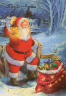 SANTA CLAUS CHRISTMAS Holidays Vintage Postcard CPSM #PAK846.GB - Santa Claus