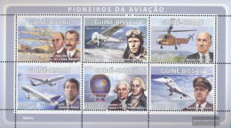 Guinea-Bissau 3923-3928 Sheetlet (complete. Issue) Unmounted Mint / Never Hinged 2008 Pioneers The Aviation - Guinea-Bissau