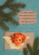 ANGEL CHRISTMAS Holidays Vintage Postcard CPSM #PAH202.GB - Anges