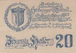 20 HELLER 1921 SANKT GEORGEN BEI GRIESKIRCHEN AND TOLLET Oberösterreich Österreich #PF044 - [11] Emisiones Locales