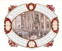 DE 1914 - Carte Porcelaine - Souvenir Du 29e Annniversaire De L'Independance Belge 1861 Imp Ratinckx, Anvers - Autres & Non Classés