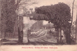 CROUY SUR OURCQ CHATEAU XIV SIECLE VIEILLE PORTE 1922 - Autres & Non Classés