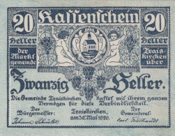 20 HELLER 1920 Stadt TRAISKIRCHEN Niedrigeren Österreich UNC Österreich Notgeld #PH467 - [11] Emissions Locales