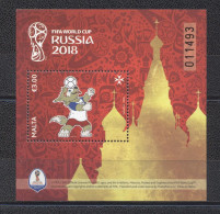 Malta 2018-FIFA World Cup Russia M/Sheet - 2018 – Rusland