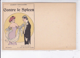PUBLICITE : Roman "Contre Le Spleen" Par Willy - Illustrée Par GUILLAUME - Très Bon état - Reclame