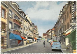 CPSM NEUFCHATEL EN BRAY - La Grande Rue - Ed. La Cigogne N°76.462.29 - Année 1966 - Neufchâtel En Bray