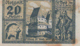 20 HELLER 1920 Stadt SANKT VEIT IM MÜHLKREIS Oberösterreich Österreich #PE664 - [11] Local Banknote Issues