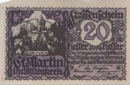 20 HELLER 1920 Stadt SANKT MARTIN IM MÜHLKREIS Oberösterreich Österreich #PE837 - [11] Local Banknote Issues