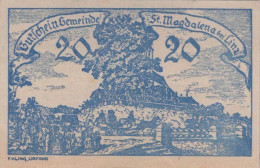20 HELLER 1920 Stadt SANKT MAGDALENA BEI LINZ Oberösterreich Österreich #PE804 - Lokale Ausgaben