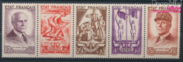Frankreich 589-593 Fünferstreifen (kompl.Ausg.) Postfrisch 1943 Marschall Petain (10391196 - Neufs