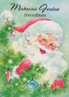 PÈRE NOËL NOËL Fêtes Voeux Vintage Carte Postale CPSM #PAJ879.FR - Kerstman