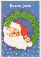 PÈRE NOËL NOËL Fêtes Voeux Vintage Carte Postale CPSM #PAJ746.FR - Santa Claus