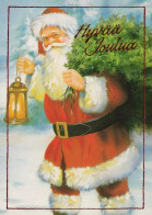 PÈRE NOËL NOËL Fêtes Voeux Vintage Carte Postale CPSM #PAJ605.FR - Santa Claus
