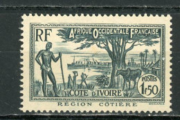 COTE D'IVOIRE (RF) - REGION COTIÈRE - N° Yt 158 A ** - Unused Stamps