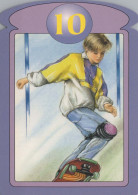 HAPPY BIRTHDAY 10 Year Old BOY CHILDREN Vintage Postal CPSM #PBT873.GB - Verjaardag