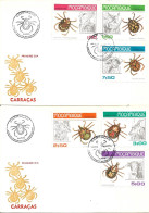 MOZAMBIQUE 1980  Insects, TICKS FDC - Mozambico