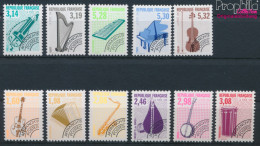 Frankreich 2871-2881 (kompl.Ausg.) Postfrisch 1992 Musikinstrumente (10391222 - Unused Stamps