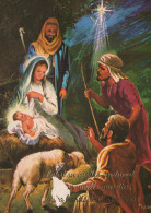 Virgen Mary Madonna Baby JESUS Christmas Religion Vintage Postcard CPSM #PBB842.GB - Maagd Maria En Madonnas