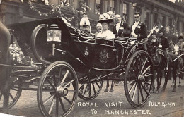 England - MANCHESTER Royal Visit July 14, 1913 King George V & Queen Mary - Manchester