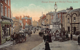 England - LUTON George Street And Market Place - Otros & Sin Clasificación