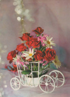 FIORI Vintage Cartolina CPSM #PAS651.IT - Fleurs