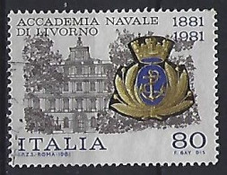 Italy 1981  100 Jahre Marineakademie, Livorno  (o) Mi.1763 - 1981-90: Used