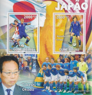 Guinea-Bissau Miniature Sheet 798 (complete. Issue) Unmounted Mint / Never Hinged 2010 Famous Football - Japan - Guinea-Bissau