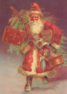 BABBO NATALE Natale Vintage Cartolina CPSM #PAK851.IT - Santa Claus
