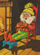 BABBO NATALE Natale Vintage Cartolina CPSM #PAK586.IT - Santa Claus