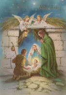 ANGELO Buon Anno Natale Vintage Cartolina CPSM #PAH768.IT - Angels