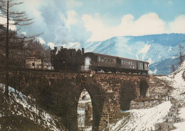 TRENO TRASPORTO FERROVIARIO Vintage Cartolina CPSM #PAA892.IT - Trains