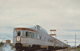 TRENO TRASPORTO FERROVIARIO Vintage Cartolina CPSMF #PAA489.IT - Trains
