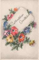 FLEURS Vintage Carte Postale CPA #PKE688.FR - Blumen