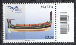 Malta 2017-Euromed: Boats Of The Mediterranean Set (2v) - Malta