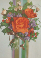 FLORES Vintage Tarjeta Postal CPSM #PAS648.ES - Blumen