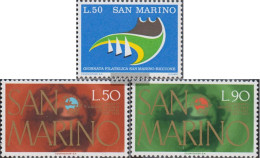 San Marino 1069,1075-1076 (complete Issue) Unmounted Mint / Never Hinged 1974 Philatelietag, UPU - Nuovi