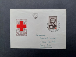 FDC Sarre Enveloppe 1953    Au Profit De La Croix Rouge  Voir Scan - FDC