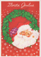 PAPÁ NOEL NAVIDAD Fiesta Vintage Tarjeta Postal CPSM #PAJ745.ES - Santa Claus