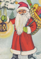 PAPÁ NOEL NAVIDAD Fiesta Vintage Tarjeta Postal CPSM #PAJ604.ES - Santa Claus