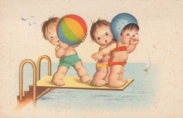 BAMBINO BAMBINO Scena S Paesaggios Vintage Cartolina CPSMPF #PKG738.IT - Scènes & Paysages