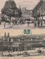 THEMES - TRANSPORTS - TRAM - TRAMWAY - SUR 2 CARTES DE 54 NANCY - VOIR ZOOMS - Tranvía