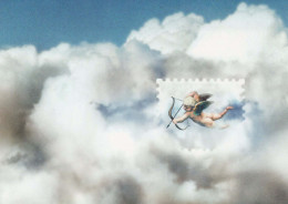 ANGELO Natale Vintage Cartolina CPSM #PBP429.IT - Angels