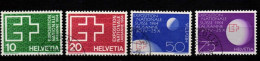 .. Zwitserland 1963 Mi 782/85 - Oblitérés