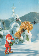 Buon Anno Natale GNOME Vintage Cartolina CPSM #PBL708.IT - Nouvel An